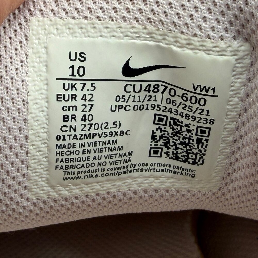 Nike Air Max AP Running Shoe Women Size 10 Pink Oxford Athletic Training Sneaker - Picture 12 of 12